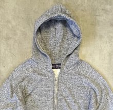 他の写真1: 70'S BIG YANK 裏サーマル ダブルフェイス スウェットパーカー アルミジップ ヘザーグレー ルーマニア製 (VINTAGE)