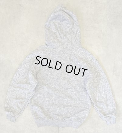 画像4: 70'S BIG YANK 裏サーマル ダブルフェイス スウェットパーカー アルミジップ ヘザーグレー ルーマニア製 (VINTAGE)