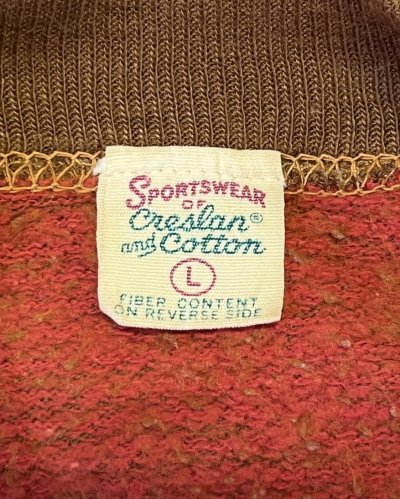 画像2: 70'S SPORTSWEAR ラグランスリーブ スウェットシャツ ボーダー柄 (VINTAGE)