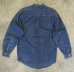 画像3: 90'S J.CREW 旧タグ デニム バンドカラーシャツ インディゴ USA製 (VINTAGE) (3)