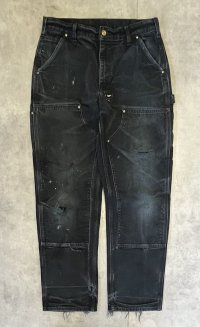 CARHARTT ダブルニー ダック ペインターパンツ ブラック W33L32 USA製 (VINTAGE)