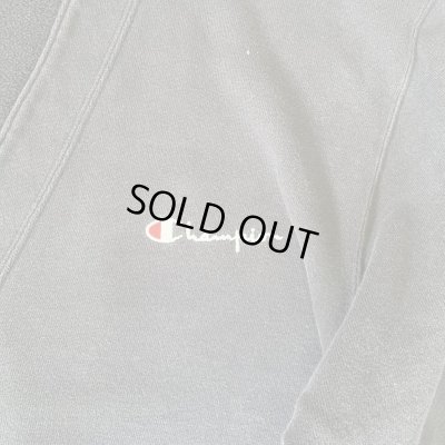 画像3: 90'S CHAMPION 青タグ スウェット カーディガン フェードブラック USA製 (VINTAGE)