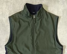 他の写真1: 00'S GAP 旧タグ リバーシブル ナイロン/フリース ベスト ダークグリーン/ネイビー (VINTAGE)