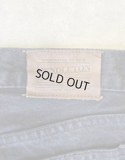 画像4: PENDLETON ブーツカットデニム ブラック W36L30 メキシコ製 (VINTAGE)