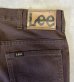 画像5: 70'S Lee 200 カツラギ ブーツカット 42TALONジップ ブラウン USA製 (VINTAGE) (5)