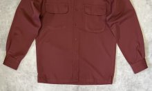 他の写真3: 90'S PENDLETON ウールギャバジン ボックスシャツ ボルドー (VINTAGE)