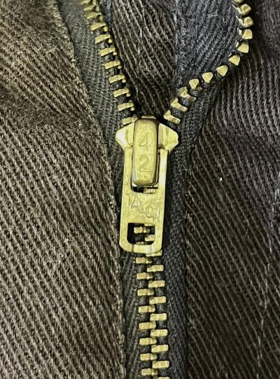 画像3: 70'S Lee 200 カツラギ ブーツカット 42TALONジップ ブラウン USA製 (VINTAGE)