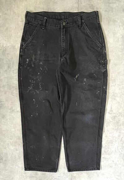 画像1: DAKOTA ダック ペインターパンツ ブラック W34L30 (VINTAGE)