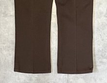 他の写真2: 70'S Lee 200 カツラギ ブーツカット 42TALONジップ ブラウン USA製 (VINTAGE)
