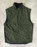 画像1: 00'S GAP 旧タグ リバーシブル ナイロン/フリース ベスト ダークグリーン/ネイビー (VINTAGE) (1)