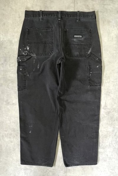 画像3: DAKOTA ダック ペインターパンツ ブラック W34L30 (VINTAGE)