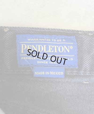 画像2: PENDLETON ブーツカットデニム ブラック W36L30 メキシコ製 (VINTAGE)