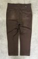 画像1: 80'S DICKIES 874 チビタグ ワークパンツ ブラウン W38L31 USA製 (VINTAGE) (1)