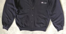 他の写真3: 90'S CHAMPION 青タグ スウェット カーディガン フェードブラック USA製 (VINTAGE)