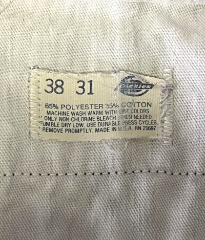 画像4: 80'S DICKIES 874 チビタグ ワークパンツ ブラウン W38L31 USA製 (VINTAGE)