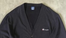他の写真1: 90'S CHAMPION 青タグ スウェット カーディガン フェードブラック USA製 (VINTAGE)