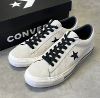 CONVERSE "ONE STAR" スウェード ローカット ホワイト 箱付き (NEW)