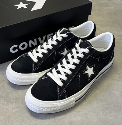 画像1: CONVERSE "ONE STAR" スウェード ローカット ブラック 箱付き (NEW)