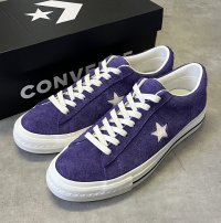CONVERSE "ONE STAR" スウェード ローカット パープル 箱付き (NEW)