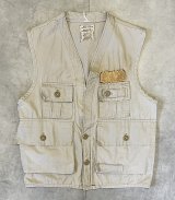 70'S HUDSON BAY HERTER'S フィッシングベスト ベージュ (VINTAGE)