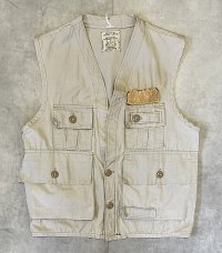 70'S HUDSON BAY HERTER'S フィッシングベスト ベージュ (VINTAGE)