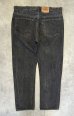 画像3: 90'S LEVIS 501 デニム 先染めブラック W40L30 USA製 (VINTAGE) (3)