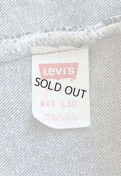 画像2: 90'S LEVIS 501 デニム 先染めブラック W40L30 USA製 (VINTAGE)