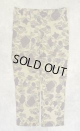 70'S DUXBAK ベイカーパンツ 42TALONジップ ダックハンターカモ (VINTAGE)