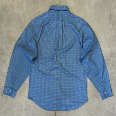 画像3: 70'S McGREGOR "SCOTSET" コットン/ポリ BDシャツ グラフチェック (VINTAGE)