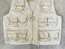 他の写真2: 80'S WILD LIFE BRAND フロント10ポケット フィッシングベスト ベージュ (VINTAGE)
