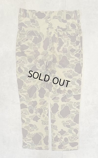 画像4: 70'S DUXBAK ベイカーパンツ 42TALONジップ ダックハンターカモ (VINTAGE)