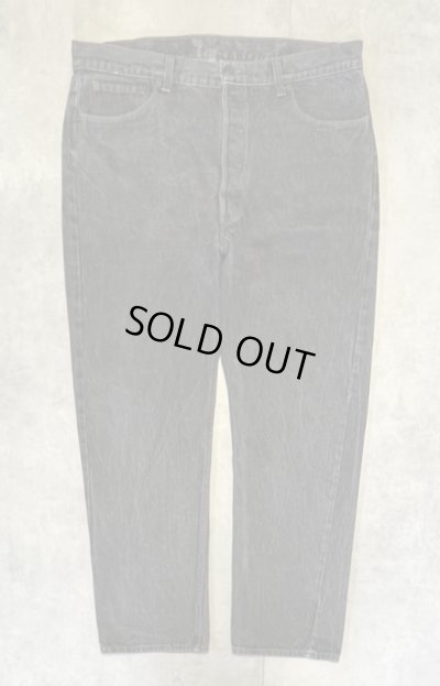 画像1: 90'S LEVIS 501 デニム 先染めブラック W40L30 USA製 (VINTAGE)