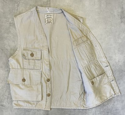 画像3: 70'S HUDSON BAY HERTER'S フィッシングベスト ベージュ (VINTAGE)