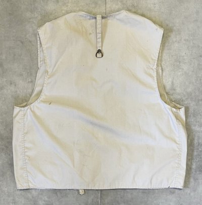 画像4: 80'S WILD LIFE BRAND フロント10ポケット フィッシングベスト ベージュ (VINTAGE)