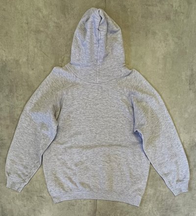 画像5: 80'S CHAMPION "NOTRE DAME" トリコタグ 染み込みプリント パーカー グレー USA製 (VINTAGE)