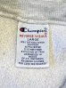 画像2: 90'S CHAMPION "HOPE COLLEGE" 刺繍タグ 染み込み三段プリント リバースウィーブ グレー メキシコ製 (VINTAGE) (2)