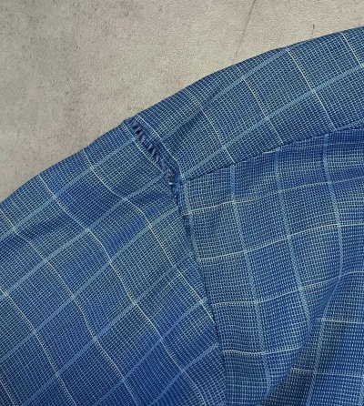 画像4: 70'S McGREGOR "SCOTSET" コットン/ポリ BDシャツ グラフチェック (VINTAGE)