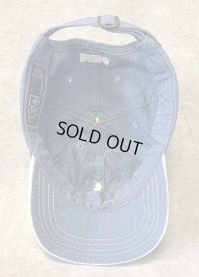 画像5: 90'S RALPH LAUREN ロゴ刺繍 ベースボールキャップ ツートンカラー USA製 (VINTAGE)