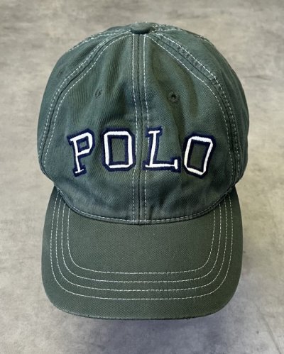画像2: 90'S RALPH LAUREN "POLO SPORT" ベースボールキャップ セージグリーン (VINTAGE)