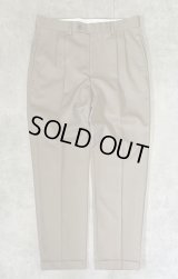 90'S RALPH LAUREN ツープリーツ ウール スラックス ベージュ (VINTAGE)