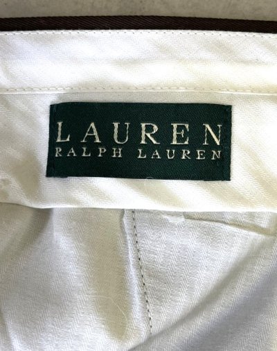 画像2: 90'S RALPH LAUREN ツープリーツ ウール スラックス ブラウン (VINTAGE)