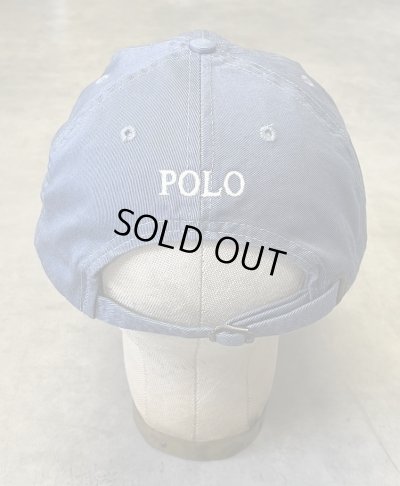 画像4: 90'S RALPH LAUREN ロゴ刺繍 ベースボールキャップ ツートンカラー USA製 (VINTAGE)