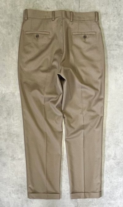 画像3: 90'S RALPH LAUREN ツープリーツ ウール スラックス ベージュ (VINTAGE)