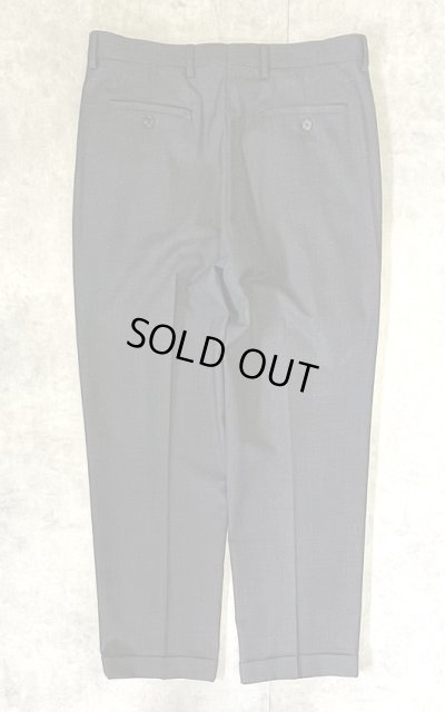 画像3: 90'S RALPH LAUREN ツープリーツ ウール スラックス チャコール (VINTAGE)