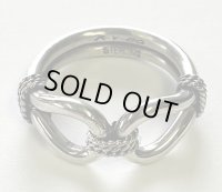 ナバホ族 インディアンジュエリー "STEVE ARVISO" ホースウィスパラー シルバーリング (NEW)