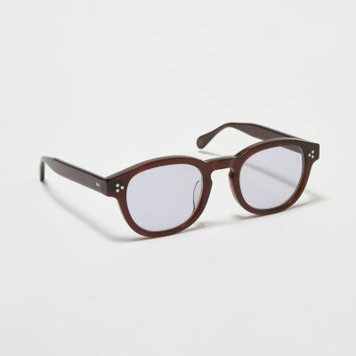 画像3: H OPTICAL "H-02" アイウェア ブラウン/ライトグレーレンズ (NEW)
