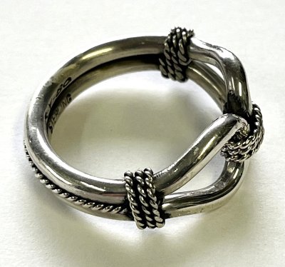 画像4: ナバホ族 インディアンジュエリー "STEVE ARVISO" ホースウィスパラー シルバーリング (NEW)