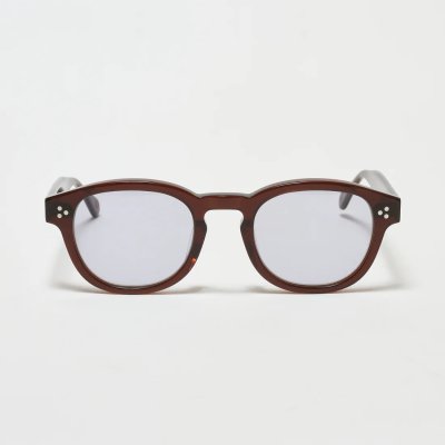 画像1: H OPTICAL "H-02" アイウェア ブラウン/ライトグレーレンズ (NEW)