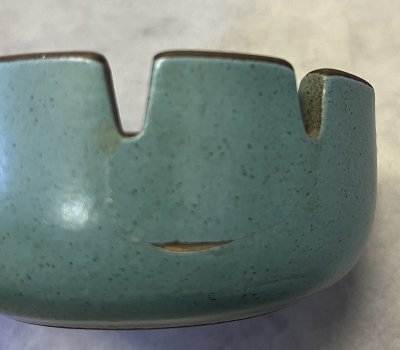 画像6: HEATH CERAMICS アッシュトレー 灰皿 ターコイズブルー USA製 (VINTAGE)