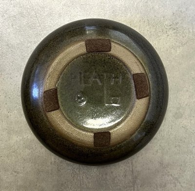 画像3: HEATH CERAMICS アッシュトレー 灰皿 オリーブ USA製 (VINTAGE)